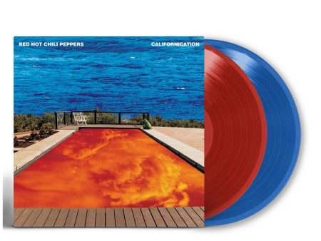 Red Hot Chili Peppers Californication 25th Anniversary Limited Edition Pressed on Red & Ocean Blue Vinyl 2 LP Set For Sale