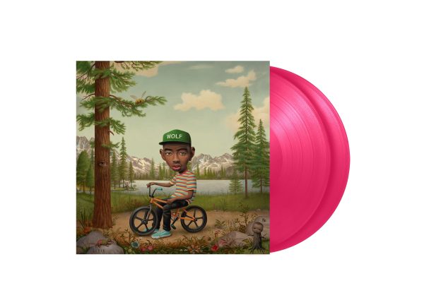 Tyler, The Creator Wolf Includes Gatefold Jacket, Printed Sleeves, 12x12  Insert, & Oversized Sticker Pressed on Pink Vinyl 2 LP Set Sale