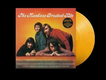 The Monkees Greatest Hits Pressed on Limited Edition Yellow- Flame Vinyl LP on Sale