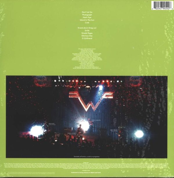 Weezer Self Titled (Green Album) LP Fashion