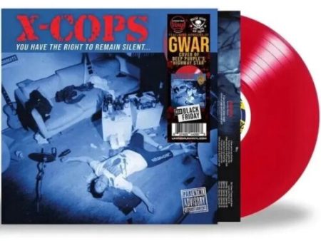 X-COPS (GWAR) You Have the Right to Remain Silent LP RSD BF 2023 Pressed on Red Vinyl LP Hot on Sale