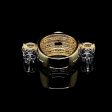 PREORDER | Golden 1st Gen Round Baguette Diamond Jewelry Set 14kt Fashion