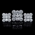 PREORDER | Floral Blossom Statement Diamond Jewelry Set 14kt Fashion