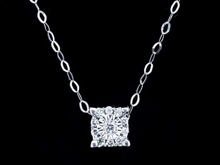 #LoveLVNA | 0.50ct Face Dainty Classic Round Diamond Necklace 14kt Online Hot Sale