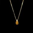 #LVNA2024 | Oval Yellow Citrine Diamond Necklace in 16-18” 18kt Fashion