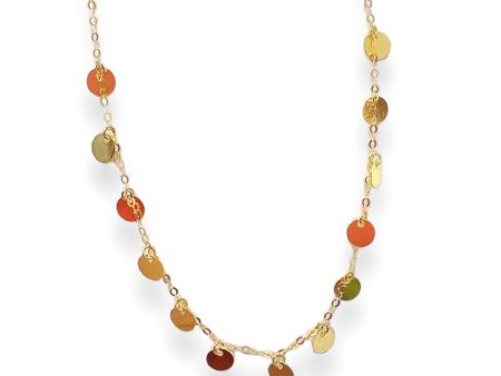 #GOLD2024 | 18K Golden Multicolor Beaded Necklace For Sale