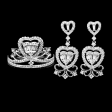 #LVNA2024 | Heart Deco Diamond Jewelry Set 14kt Online now