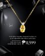 #LVNA2024 | Oval Yellow Citrine Diamond Necklace in 16-18” 18kt Fashion