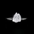 #LVNA2024 | Pear Baguette Teardrop Deco Diamond Ring 14kt on Sale