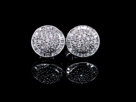 PREORDER | Classic Large Round Stud Diamond Earrings 18kt Online Hot Sale