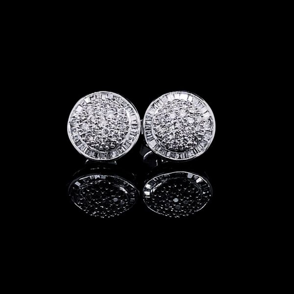 PREORDER | Classic Large Round Stud Diamond Earrings 18kt Online Hot Sale