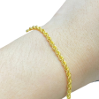 Golden Rope Chain Bracelet 18kt (FREE ₱10,000 worth of LVNA GCs) Online