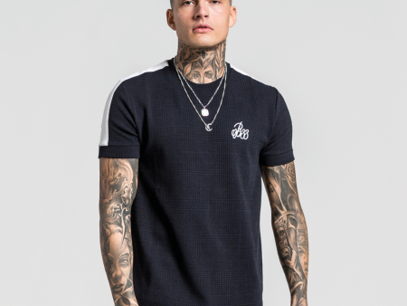 Leon Tee - Navy Check Online now