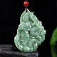 THE VAULT | Genuine Natural Hand Carved Jadeite Goddess Necklace Online Sale