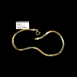 #GOLD2024 | 18K Golden Flat Chain Bracelet on Sale