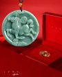 THE VAULT | Genuine Natural Hand Carved Jadeite Zodiac Necklace Cheap