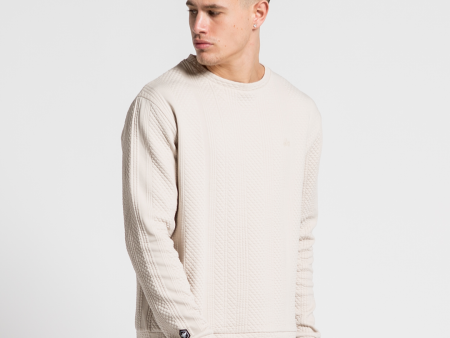 Roma Crew Sweater - White Sands Online