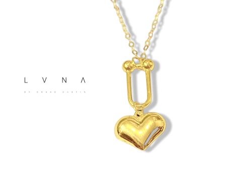 #GOLD2024 | 18K Golden Heart Hardwear Necklace For Cheap