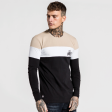 Alta Long Sleeve Tee - Black White Stone For Sale