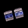 #LVNA2024 | Blue Sapphire Bar Stud Diamond Earrings 14kt Discount