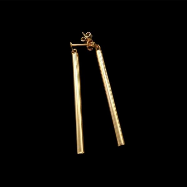 #GOLD2024 | 18K Golden Stick Dangling Earrings Hot on Sale