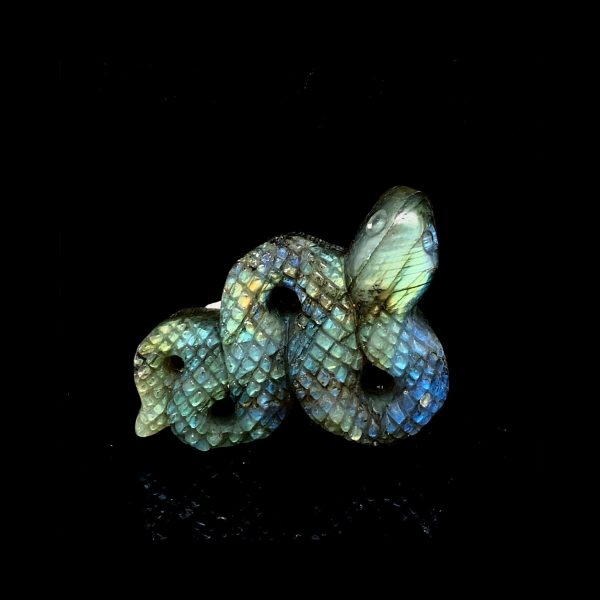 THEIA | Snake Labradorite Sculpture For Cheap