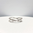 VVIP | Baguette Crossover Half Eternity Diamond Ring 14kt | #ThePromise Discount