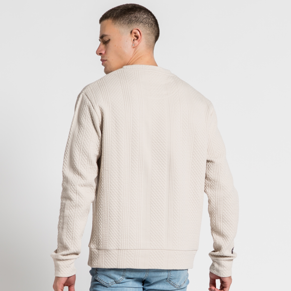 Roma Crew Sweater - White Sands Online