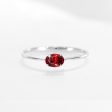 The Classics | Eastwest Red Ruby Gemstones Ring 14kt For Discount