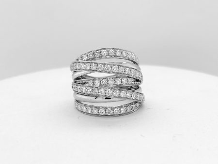 Swirl Deco Diamond Ring 14kt Hot on Sale