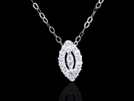 #LoveLVNA | Classic Marquise Dainty Diamond Necklace 14kt Online Hot Sale