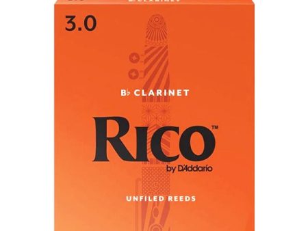 1 CAÑA RICO PARA CLARINETE  3.0  SI BEMOL RCA1030 (1 PZ) Sale