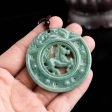 THE VAULT | Natural Horse Hand Carved Jadeite Necklace on Sale