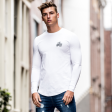 Signature Long Sleeve Tee - White Online Sale