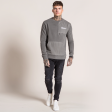 Karel Crew Sweater - Grey For Sale