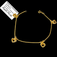 #GOLD2024 | 18K Golden Heart Station Bracelet Online now