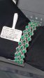 “The Lara” LVNA Signatures™️ Three-Tier Green Colombian Gemstones Diamond Bracelet 18kt | Editor’s Pick on Sale