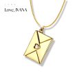 Golden Envelope Pendant Diamond Necklace (FREE ₱10,000 worth of LVNA GCs) Sale