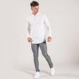 Gatten Long Sleeve Polo Shirt - Off White For Sale