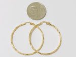 #GOLD2024 | 18K Golden Large Hoop Earrings Online Sale