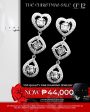 Trio Shape Dangling Diamond Earrings 14kt For Cheap