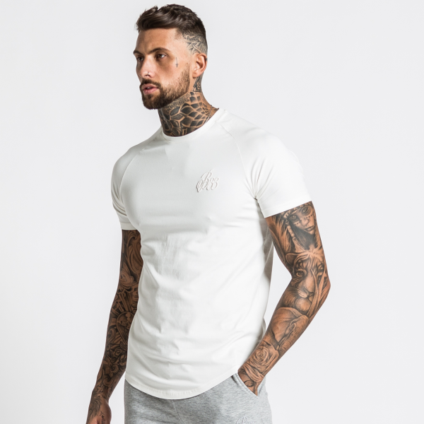 Signature Raglan Tee - Ivory Discount