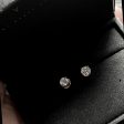 #LVNA2024 | 1.25cts J-K VS2-SI2 Round Brilliant Solitaire Stud Diamond Earrings 14kt Hot on Sale