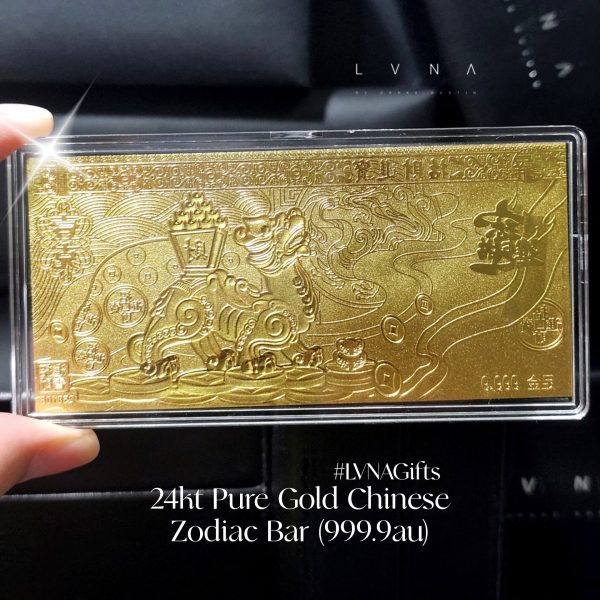 The VAULT | 24K Pure Gold Bar Zodiac (999.9au) w  Collector s Silicon Casing Cheap