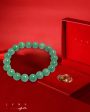 THE VAULT | Medium Genuine Natural Jadeite Bead Bracelet Sale