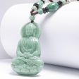 THE VAULT | Genuine Natural Jadeite Buddha Necklace For Sale