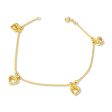 #GOLD2024 | 18K Golden Heart Station Bracelet Online now