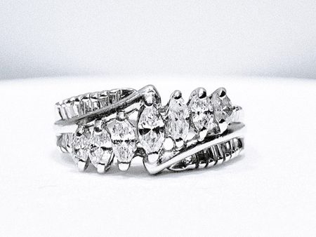 The Archives | LVNA Signatures Graduating Half Eternity Marquise Diamond Ring 14kt Online