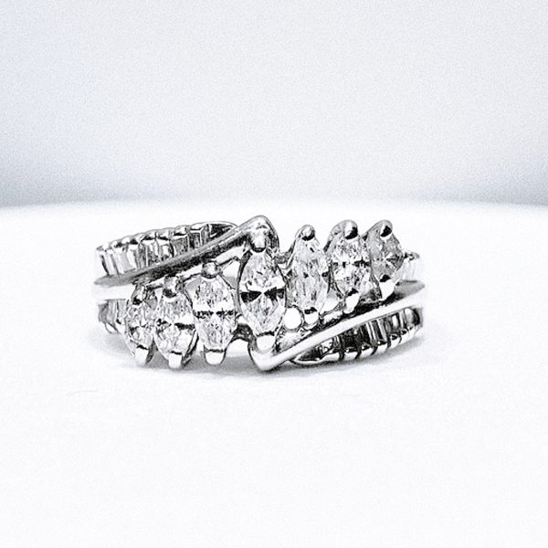 The Archives | LVNA Signatures Graduating Half Eternity Marquise Diamond Ring 14kt Online