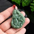 THE VAULT | Genuine Natural Hand Carved Jadeite Goddess Necklace Online Sale